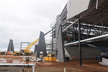 Cobblebank stadium outside