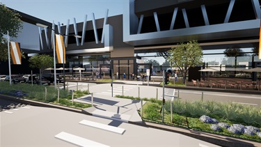 Artist impression: Caroline Springs Signalised Crossing