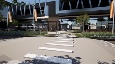 Artist impression: Caroline Springs Signalised Crossing