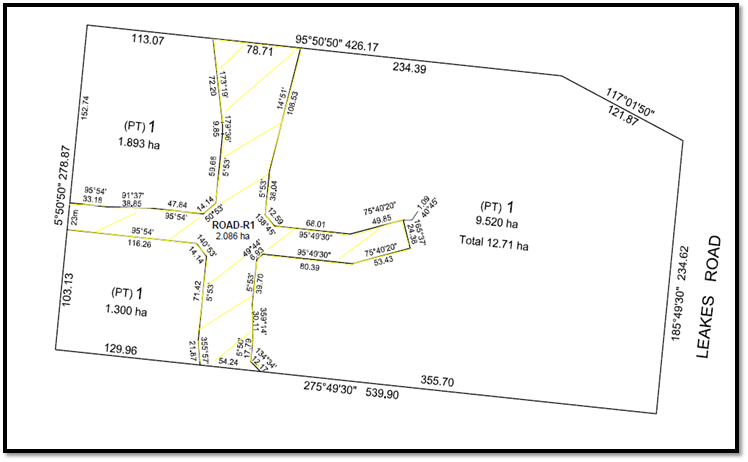 Lot 3 on Plan of Subdivision 144589 located at 1188-1210 Leakes Road, Rockbank