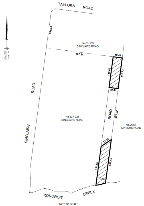 137 235 Sinclairs Road Discontinuance