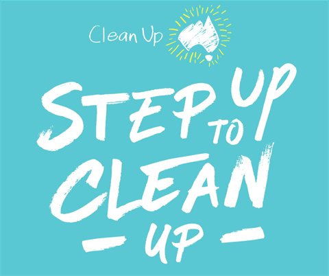 TEXT: Step up to clean up